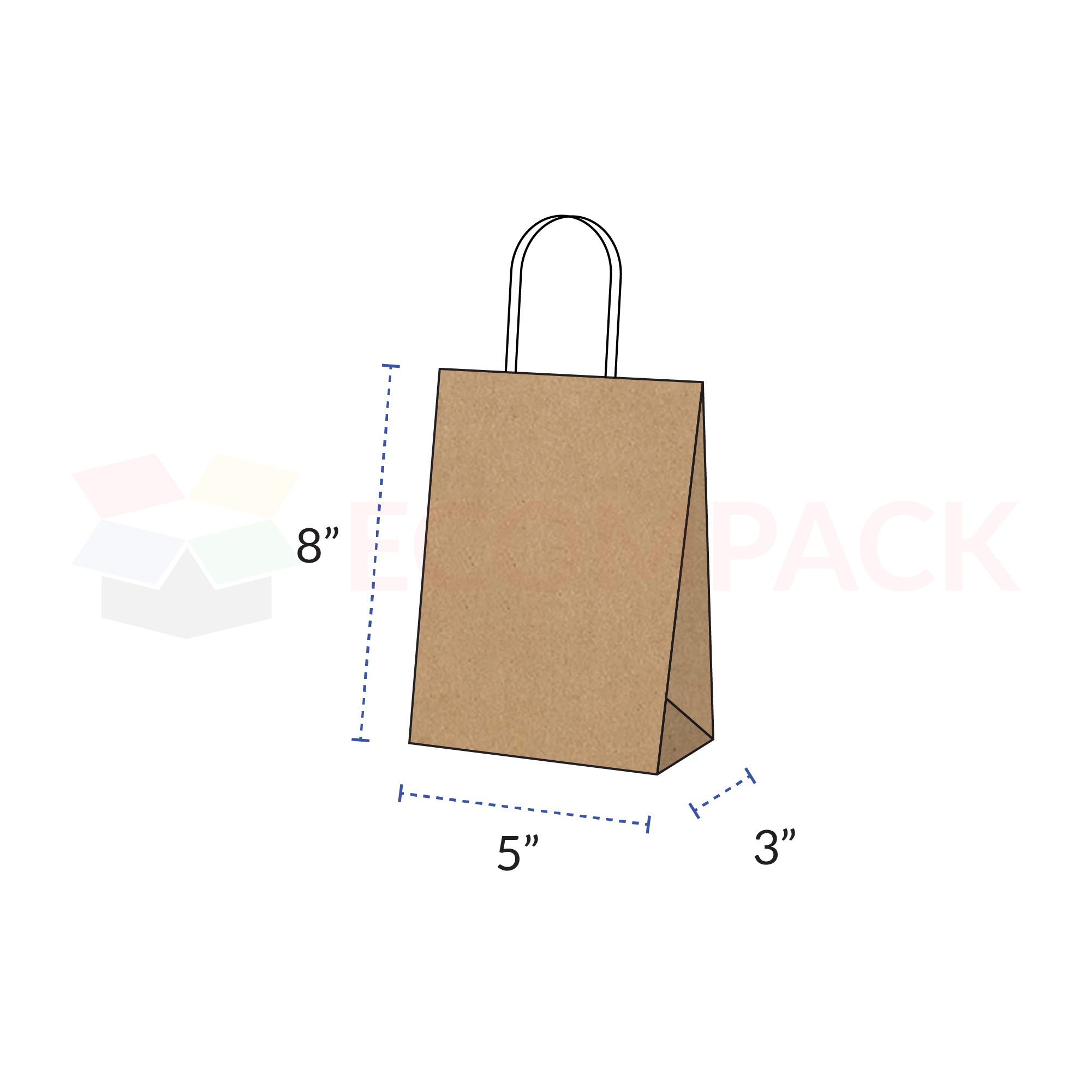 Prime Line Packaging Large Paper Bags with Handles, White Gift Bags,  Shopping Bag 16x6x12 50 Pack