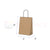 Kraft Brown Paper Bags with Handles 5" x 3" x 8" 250/cs